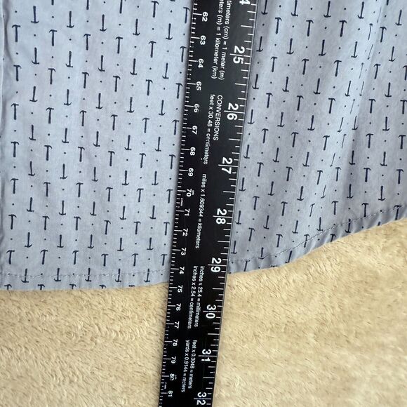 Goodfellow & Co Button-Up Mens L Gray Long Sleeve Slim Fit Casual Dress Shirt - Picture 8 of 11